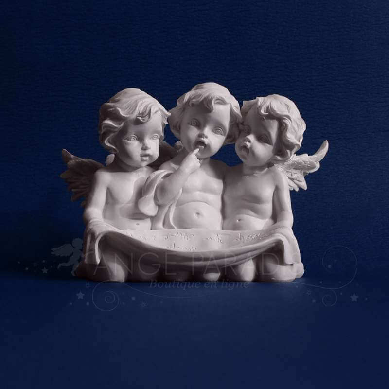 Figurine Ange Avec Parchemin - 15cm
