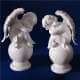 2 STATUETTES ANGES GARDIENS