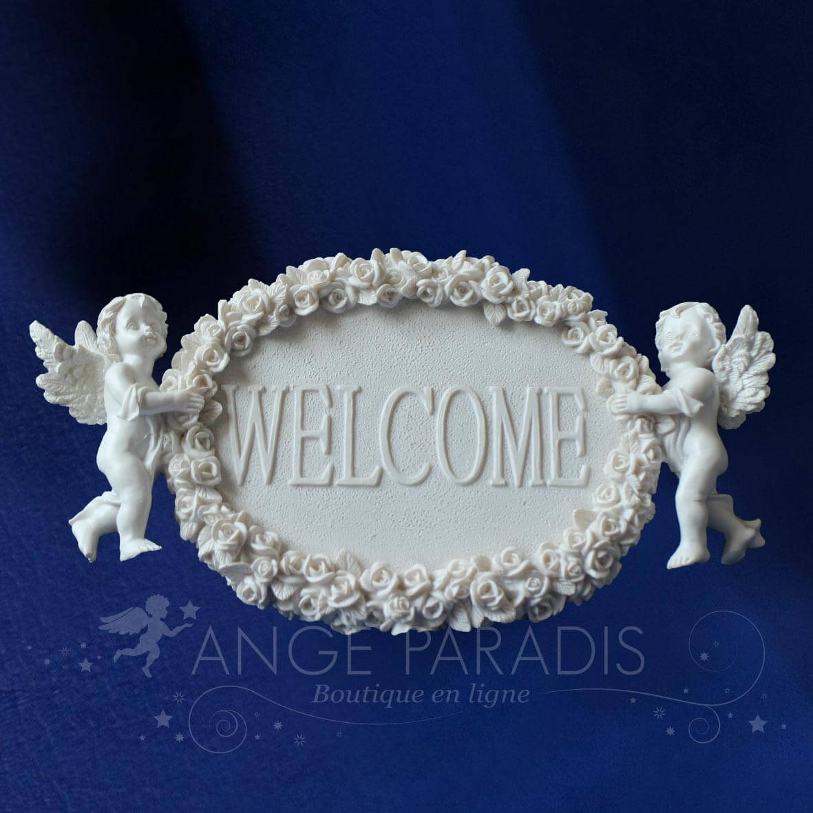 Decoration Ange Mural Welcome - 25cm