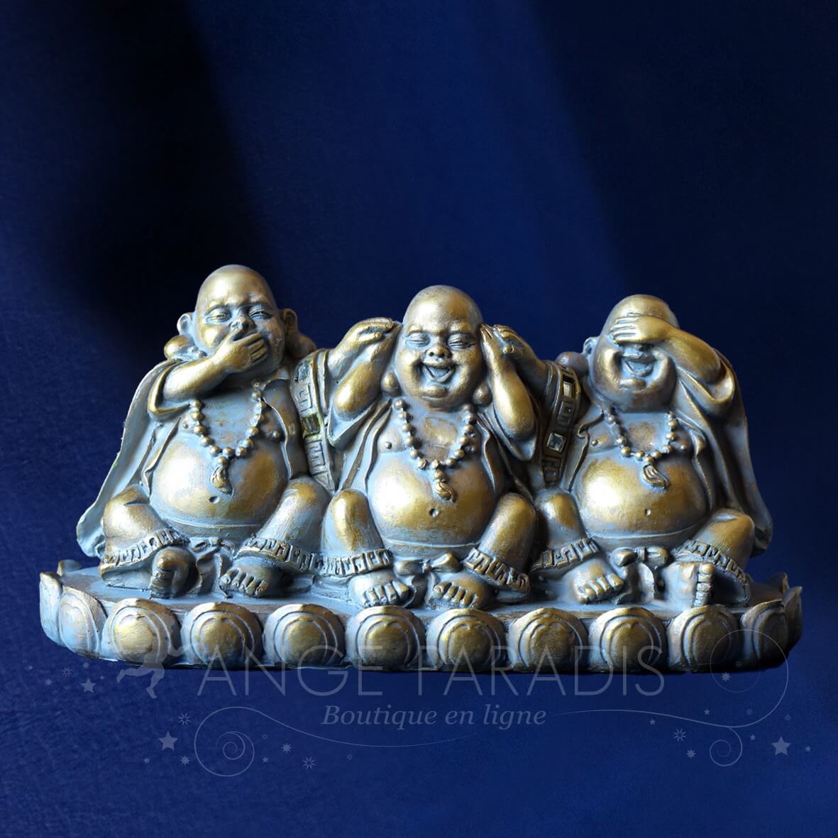 Porte-clés Bouddha En Bois De Pêcher Sculpté à La Main - 4.2 Cm - Porte-bonheur Et Cadeau Spirituel
