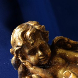 STATUETTE ANGE DORE 23CM