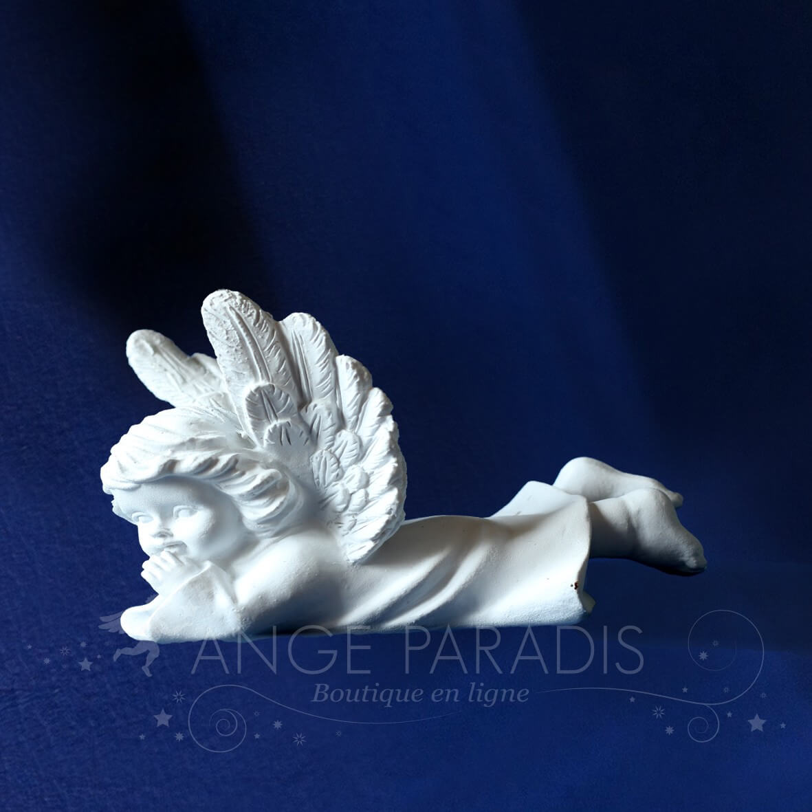 Sculpture d'ange, ornement de figurine d'ange écologique modélisation d