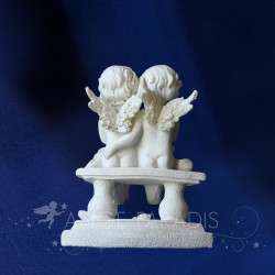 FIGURINE cherubin blanc