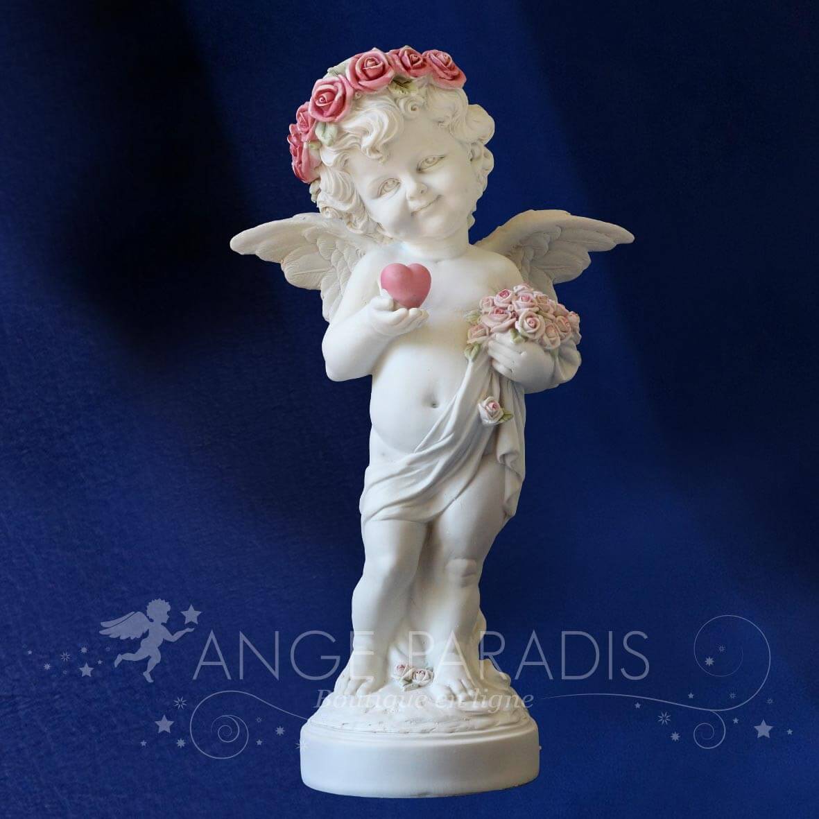 Grande Statue Ange Des Amours - 43cm
