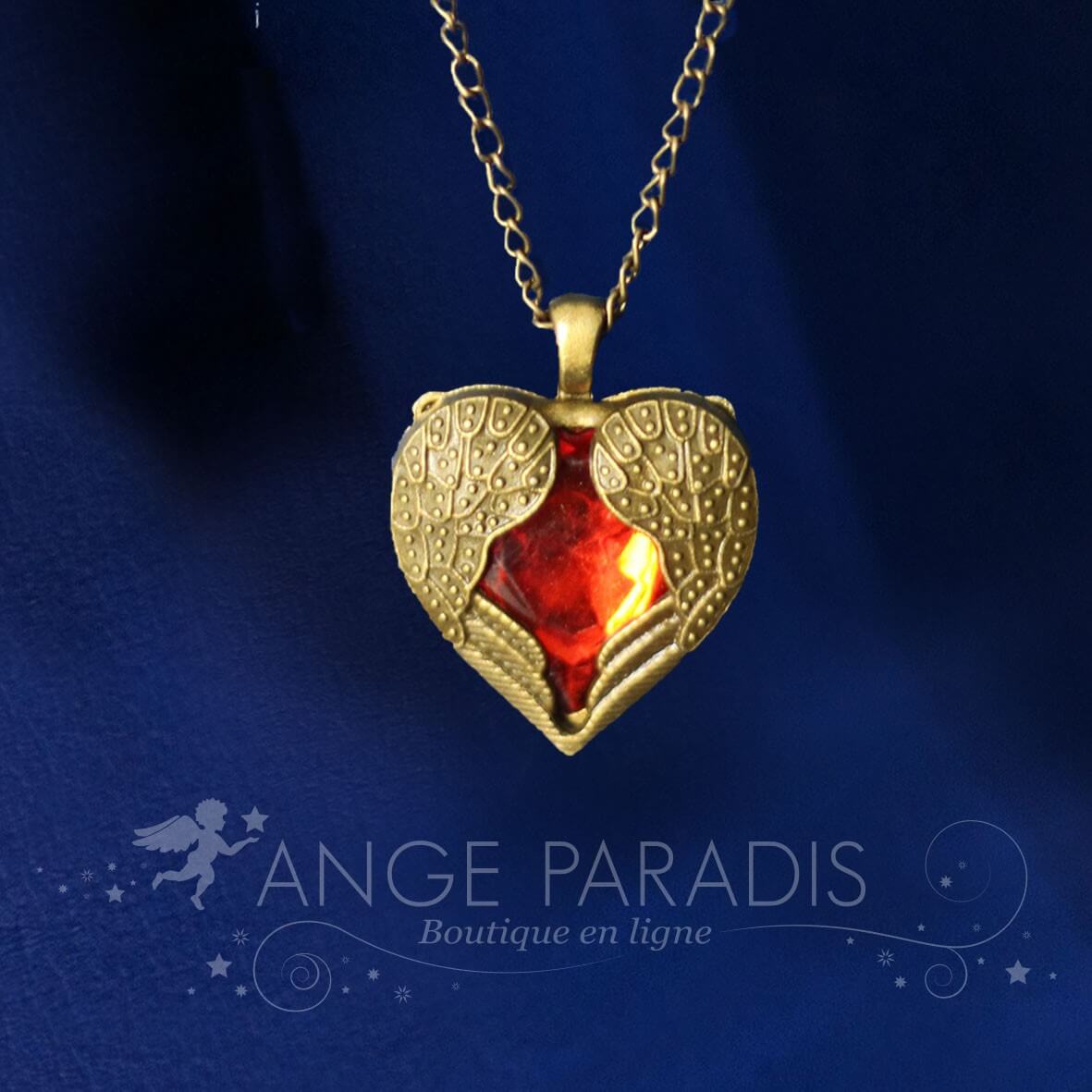COLLIER COEUR D'ANGE
