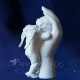 figurines anges blancs