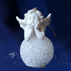 FIGURINE ANGE LUMINEUX A ACCROCHER VARIANTE