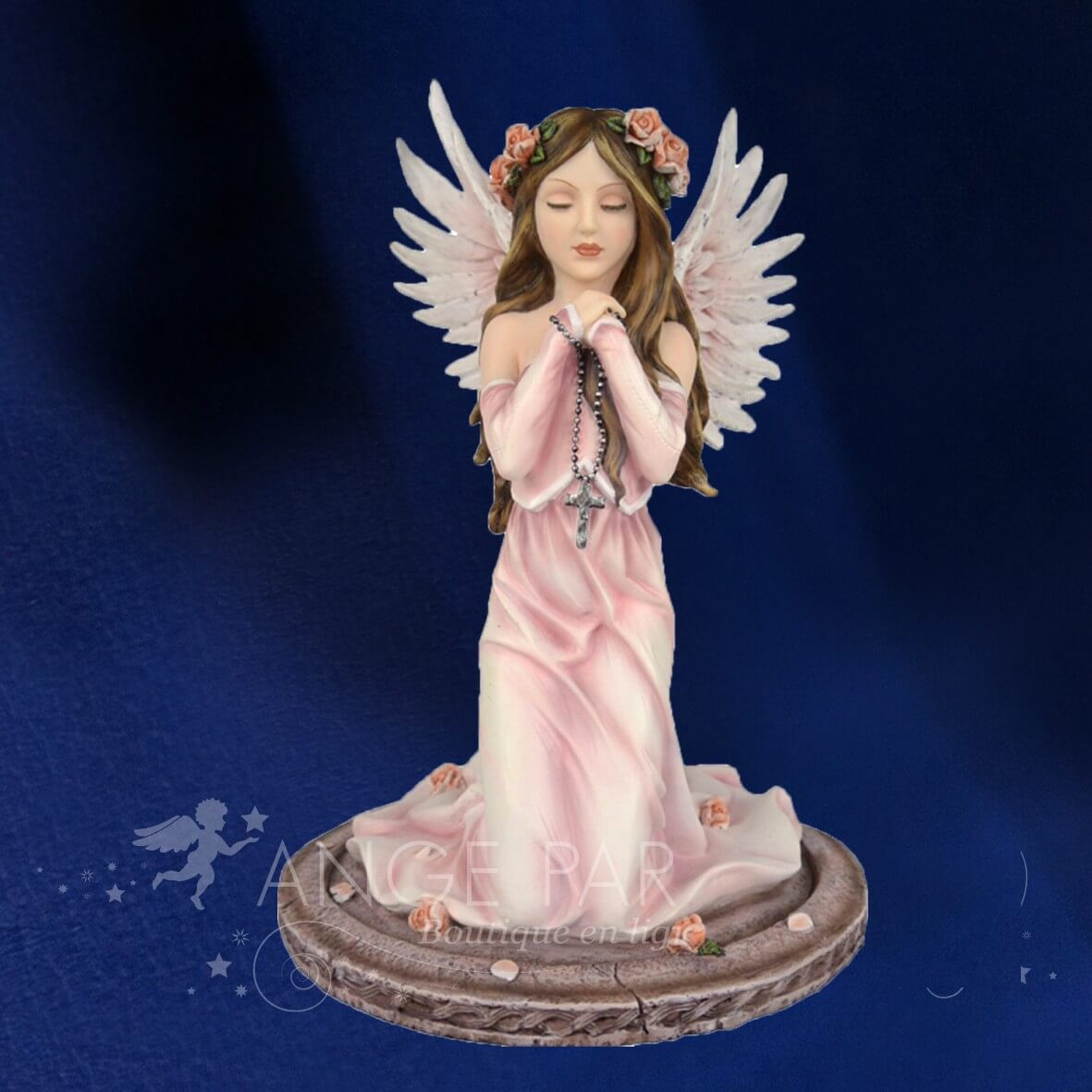 Statuette De Fée Ange Solaire Liummrcy - Résine, Lumière LED, 14.5x13x19 Cm - Décoration Jardin, Terrasse, Cadeau Commémoratif