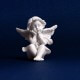 figurine d'angelot blanc