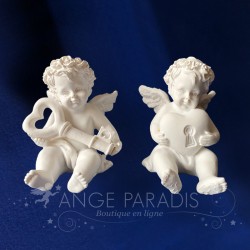Deux Anges Symbole De L'amour - 6cm
