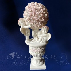 Statuette Ange Grandes Fleurs - 22cm