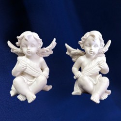 Figurines D'anges Avec Une Plume - 9cm