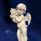 statue ange avec fleur