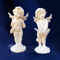 Statuette Ange Cupidon X2 - 17cm