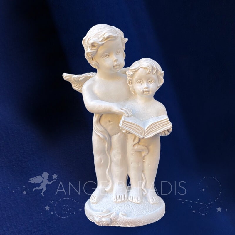 Figurine Ange Enfant De La Lecture - 9cm