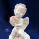  statuette ange avec fleurs