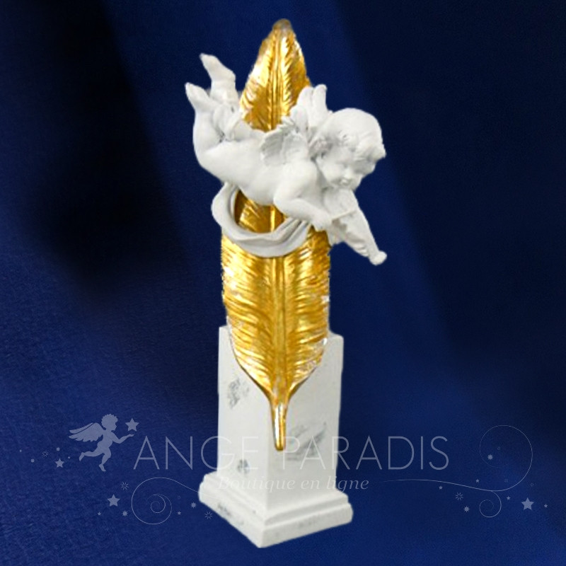 Statuette Ange Feuille d'or
